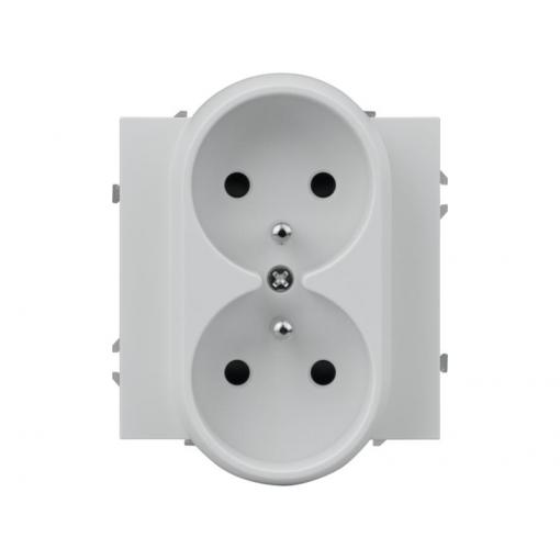 Dvojzásuvka DPM MOXY MOX1029W bílá