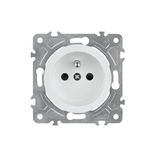 Zásuvka ELECTROMALT OVAL OVA1011W bílá
