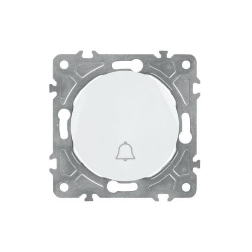 Spínač zvonkový ELECTROMALT OVAL OVA1020W bílý