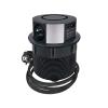 Solight 3z + USB A+C 20W PD, Wireless 10W, výsuvný blok zásuvek, 2m,  černý - PP120CW-PD20-B