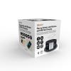 Solight 3z + USB A+C 20W PD, Wireless 10W, výsuvný blok zásuvek, 2m,  černý - PP120CW-PD20-B