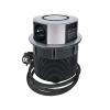 Solight 3z + USB A+C 20W PD, Wireless 10W, výsuvný blok zásuvek, 2m,  stříbrný - PP120CW-PD20