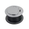 Solight 1z + USB-C 20W PD vestavná zásuvka, 2m, stříbrná - PP122C-PD20