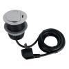 Solight 1z + USB-C 20W PD vestavná zásuvka, 2m, stříbrná - PP122C-PD20