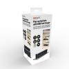Solight 3z + USB A+C 20W PD výsuvný blok zásuvek, 2m, nerez ocel - PP126C-PD20