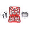 Násadkové klíče na olejové filtry SIXTOL MECHANIC OIL WRENCH 23ks 1/2"