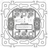 Vypínač ELECTROMALT OVAL OVA1008B černý