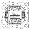 Vypínač ELECTROMALT OVAL OVA1007B černý