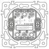 Spínač na rolety ELECTROMALT OVAL OVA1030B černý