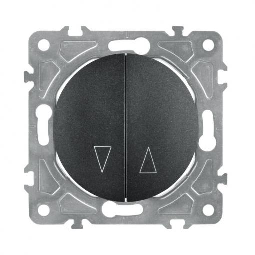 Spínač na rolety ELECTROMALT OVAL OVA1030B černý