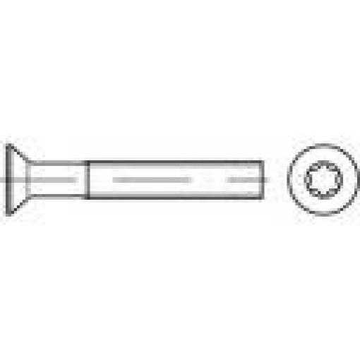 TOOLCRAFT 1066135 zápustný šroub M8 55 mm T profil DIN 965 nerezová ocel A2 100 ks