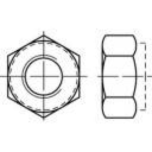 TOOLCRAFT 1066566 pojistné matice M12 DIN 982 nerezová ocel A2 250 ks