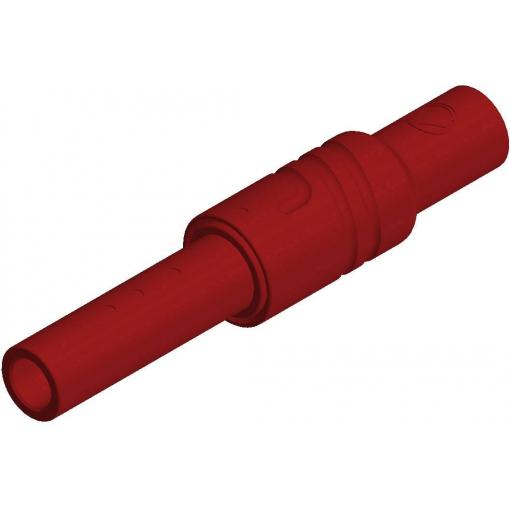 SKS Hirschmann KUN S bezpečnostní lamelová zásuvka zásuvka, rovná Ø pin: 4 mm červená 1 ks