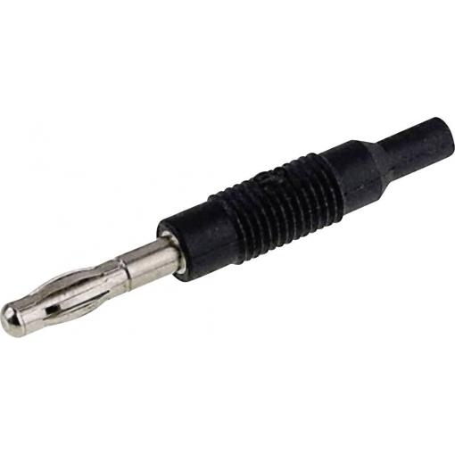 Hirschmann Test & Measurement MZS 4 přechodový konektor zástrčka 4 mm - zásuvka 2 mm černá 1 ks