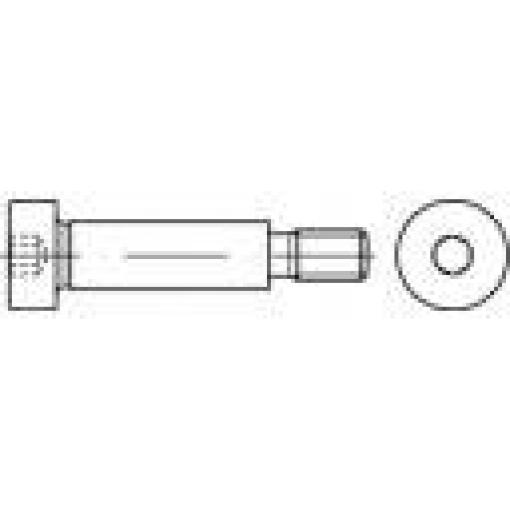 TOOLCRAFT 1067796 lícované šrouby M5 12 mm vnitřní šestihran nerezová ocel A2 50 ks
