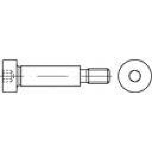TOOLCRAFT 1067807 lícované šrouby M8 30 mm vnitřní šestihran nerezová ocel A2 50 ks