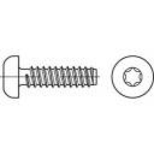 TOOLCRAFT 1069395 čočkové šrouby do plechu 5.5 mm 45 mm T profil nerezová ocel A2 250 ks