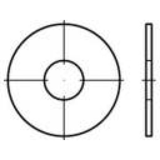 podložky k blatníku 8.4 mm 40 mm nerezová ocel A2 100 ks TOOLCRAFT 1069844