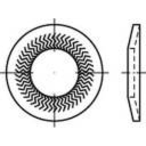 pérové podložky 8 mm 22.25 mm nerezová ocel A4 500 ks Alstertaler Schrauben & Präzisionsteile 1069903