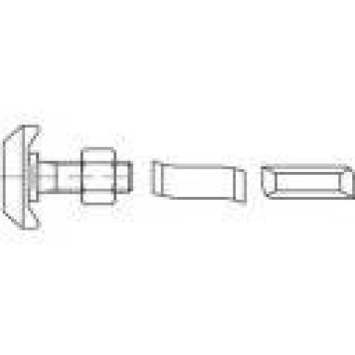 Alstertaler Schrauben & Präzisionsteile 1070228 T šroub M12 50 mm 88940 nerezová ocel A4 25 ks