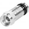 Kompresní F zástrčka Průměr lanka: 7.4 mm