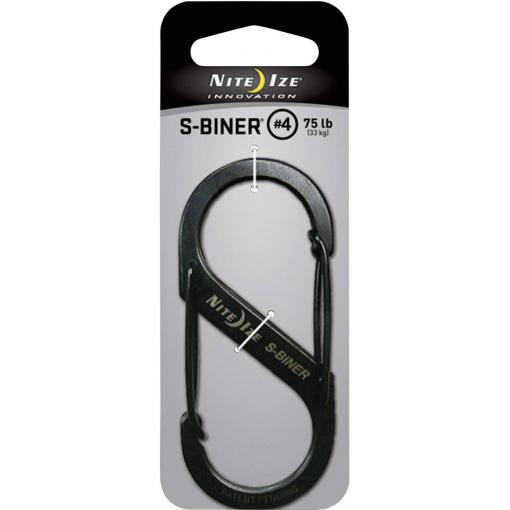 NITE Ize NI-SB4-03-01 karabina S-Biner Gr. 4 89 mm x 38 mm x 89 mm 1 ks