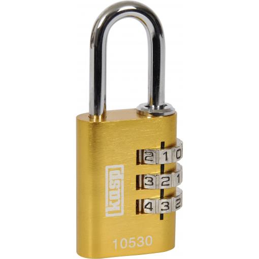 Kasp K10530YELD visací zámek 30 mm žlutá na heslo