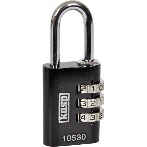 Kasp K10530BLAD visací zámek 30 mm černá na heslo