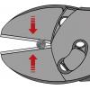 Knipex TwinForce 73 72 180 F dílnu silové boční štípací kleště s fazetou 180 mm