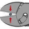 Knipex TwinForce 73 72 180 F dílnu silové boční štípací kleště s fazetou 180 mm