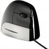 Evoluent Vertical Mouse Standard Right VMSR optická ergonomická myš, přenos USB, 2 tlačítko, 1200 dpi, černá/stříbrná