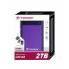 Transcend StoreJet® 25H3, StoreJet® 25H3, 2 TB, externí HDD 6,35 cm (2,5), USB 3.2 (Gen 1x1) , nachová, TS2TSJ25H3P