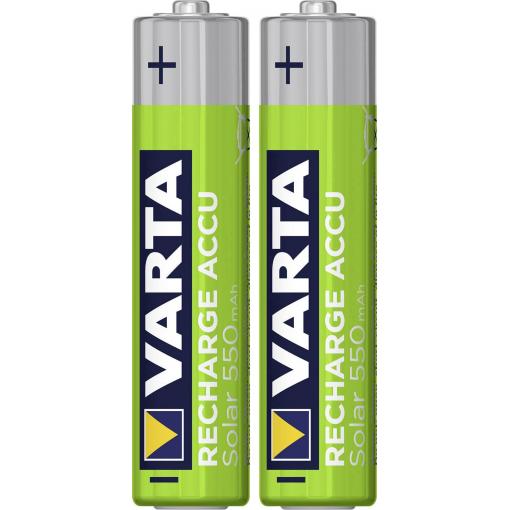 Varta RECH.AC.Solar AAA550mAh BLI2 akumulátor AAA Ni-MH 550 mAh 1.2 V 2 ks