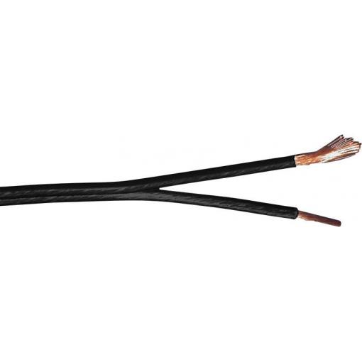 Bedea 10480911 reproduktorový kabel 2 x 2.5 mm² černá metrové zboží