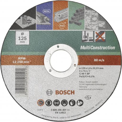 Bosch Accessories ACS 60 V BF 2609256307 řezný kotouč rovný 125 mm 1 ks kov, kámen, beton