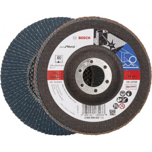 Bosch Accessories 2608606924 Bosch Power Tools vějířovitý brusný kotouč Průměr 125 mm 1 ks
