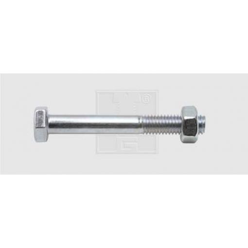 SWG 4009155624082 šestihranný šroub 10 mm 180 mm vnější šestihran DIN 601 ocel pozinkované 25 ks