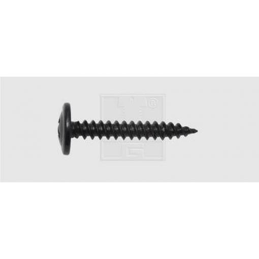 SWG 1340481625 šroub do plechu 4.8 mm 16 mm křížová drážka Philips ocel černě pozinkováno 100 ks