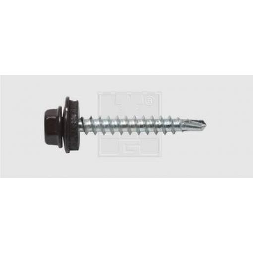 SWG 2114825520 závrtný šroub 4.8 mm 25 mm vnější šestihran ocel pozinkované 100 ks