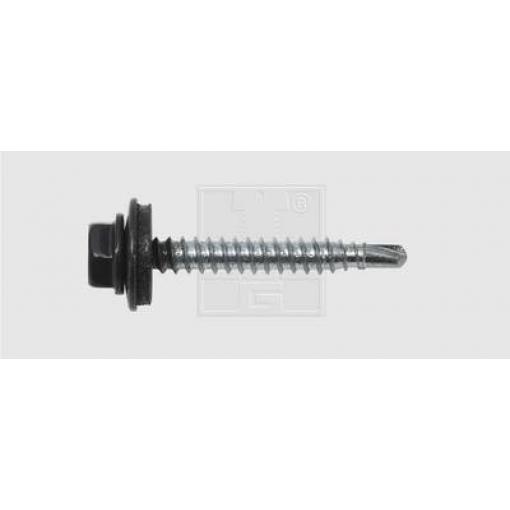 SWG 2114835420 závrtný šroub 4.8 mm 35 mm vnější šestihran ocel pozinkované 100 ks