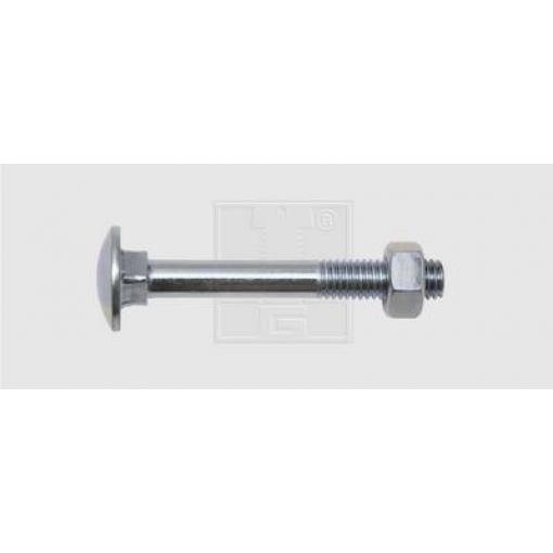 SWG 223816110 šrouby s plochou kulatou hlavou M8 160 mm vnější šestihran DIN 603 ocel pozinkované 25 ks