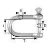 dörner + helmer 174397 třmen 500 kg 14 mm ocel galvanizováno zinkem 10 ks