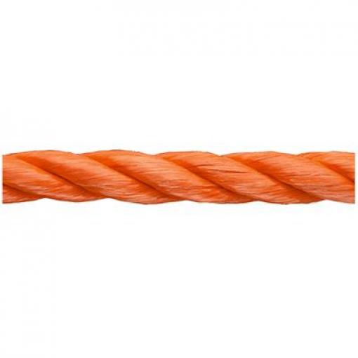 polypropylenové lano kroucené (Ø x d) 4 mm x 350 m dörner + helmer 190020 oranžová