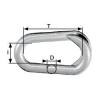 nouzový článek řetězu 5 mm ocel galvanizováno zinkem dörner + helmer 4810034 10 ks