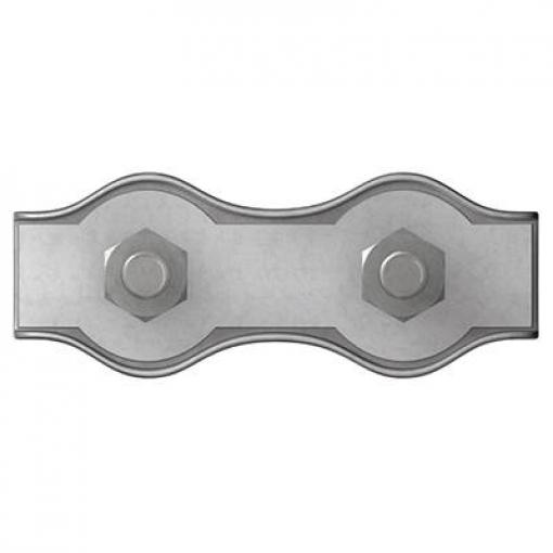 lanová svorka 4 mm ocel galvanizováno zinkem dörner + helmer 4814464 20 ks