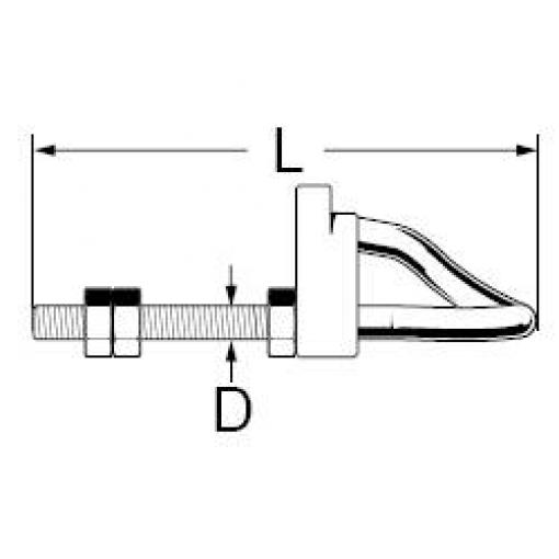 dörner + helmer 4814814 Bezpečnostní děla 16 cm Galvanicky pozinkovaná ocel 6 ks