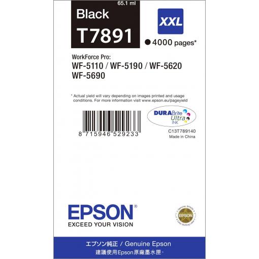 Epson Ink T7891 XXL originál černá C 13 T 789140