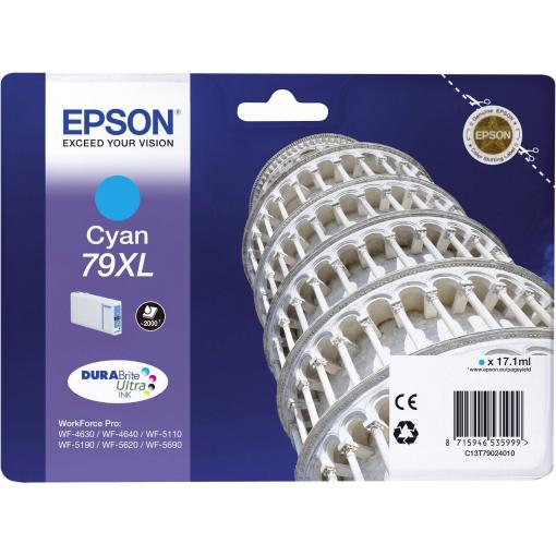 Epson Ink 79XL originál azurová C13T79024010