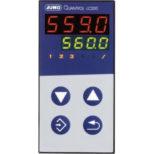 Jumo Quantrol LC100 termostat L , J , T , K, E , N , S , R , Pt100, Pt1000, KTY relé 3 A (š x v) 48 mm x 48 mm
