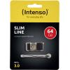 Intenso Slim Line USB flash disk 64 GB černá 3532490 USB 3.2 (Gen 1x1)